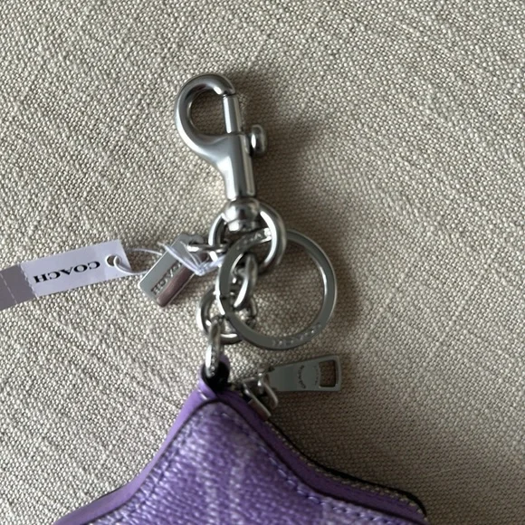Coach Star Bag Purse Charm Iris New NWT - Picture 2 of 6